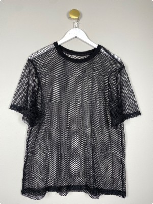 Net T-shirt str. L/XL <br/> sort