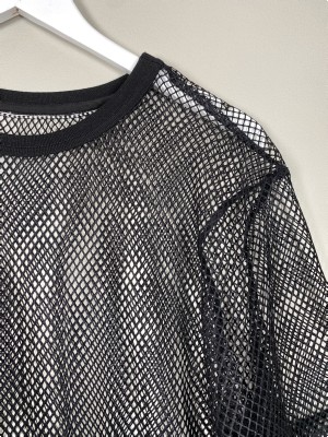 Net T-shirt str. L/XL <br/> sort