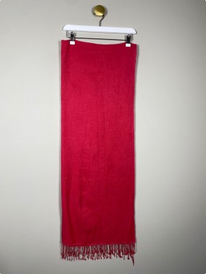 pink tørklæde <br/> i cashmere og silke