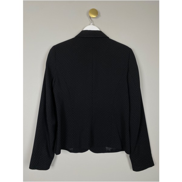 Pret a Porter str. 36 <br/> sort blazer med små prikker - Billede 3