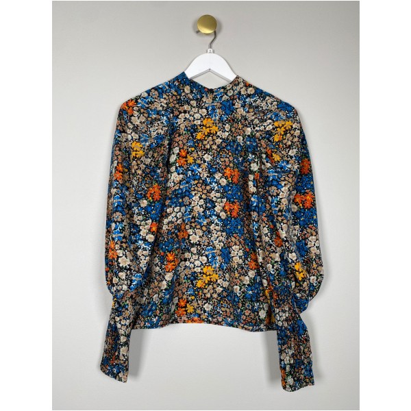 Vero Moda str. S <br/> blomster mønstret bluse