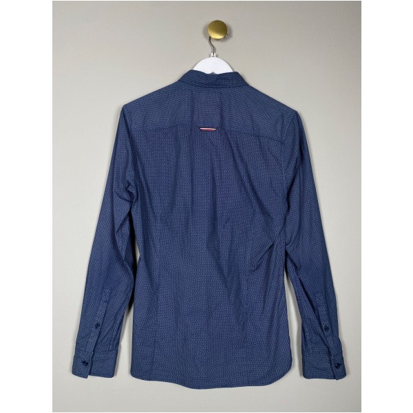 Tommy Hilfiger str. S <br/> blå skjorte med mønster - Billede 3