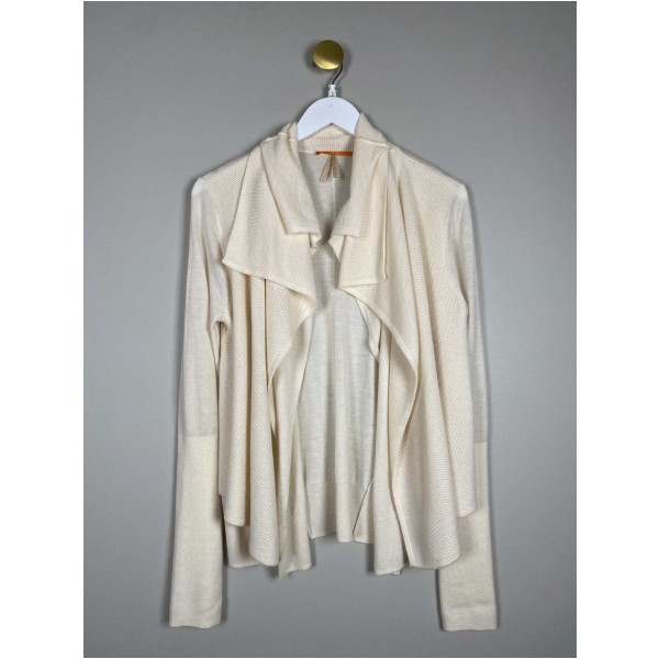 Hugo Boss str. M/L <br/> råhvid cardigan