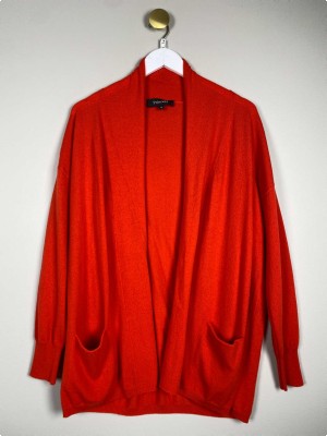 Princess str. XL <br/> rød cardigan