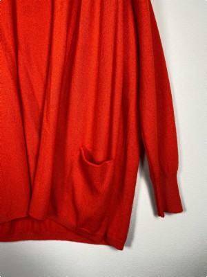 Princess str. XL <br/> rød cardigan