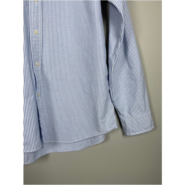 Ralph Lauren str. L <br/> blåstribet skjorte - Billede 2