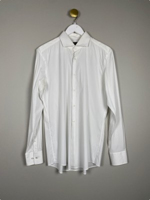 Hugo Boss str. 42 <br/> hvid skjorte