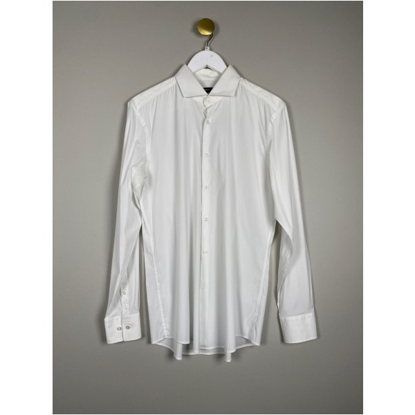 Hugo Boss str. 42 <br/> hvid skjorte