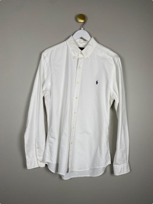 Ralph Lauren str. L <br/> hvid skjorte