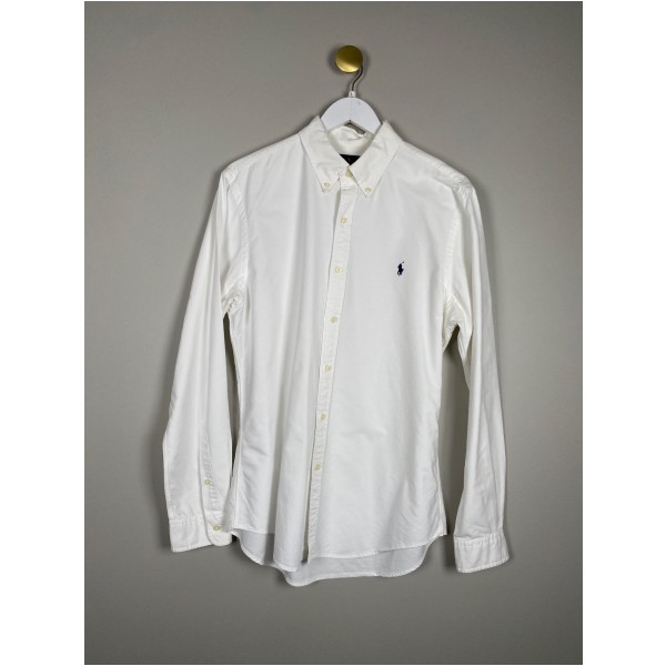 Ralph Lauren str. L <br/> hvid skjorte
