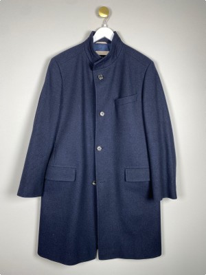 Hugo Boss str. 54 <br/> mørkeblåt uld jakke