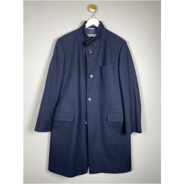 Hugo Boss str. 54 <br/> mørkeblåt uld jakke