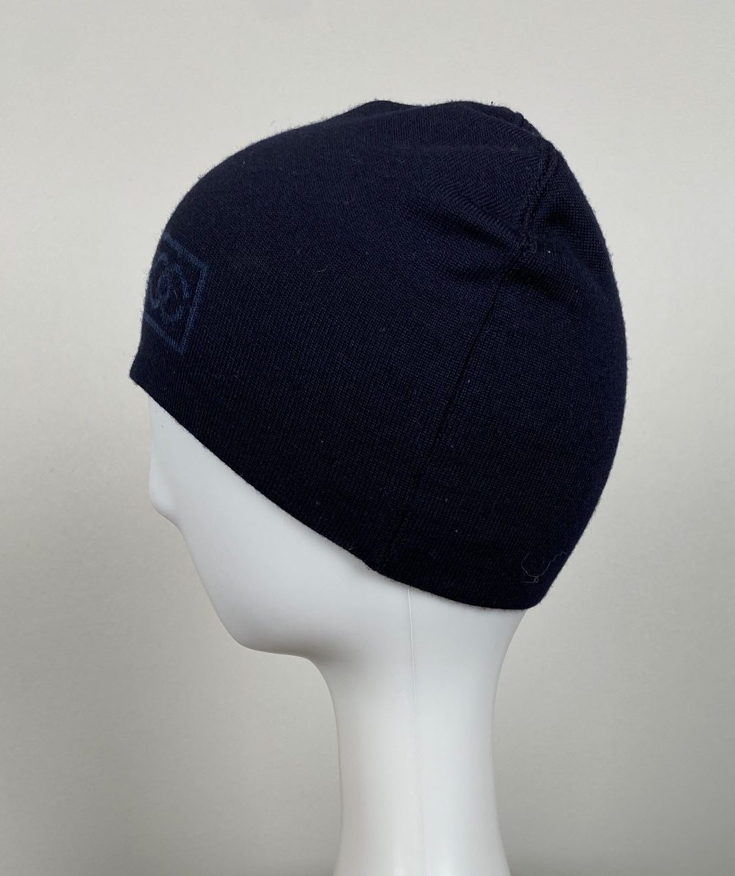 Chanel str. onesize <br/> sort hue med logo - Billede 2