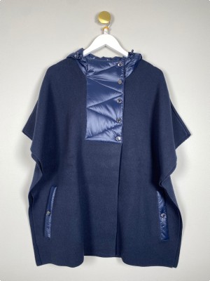Redgreen str. S/M <br/> navy poncho