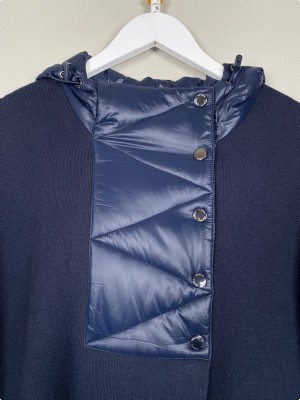 Redgreen str. S/M <br/> navy poncho