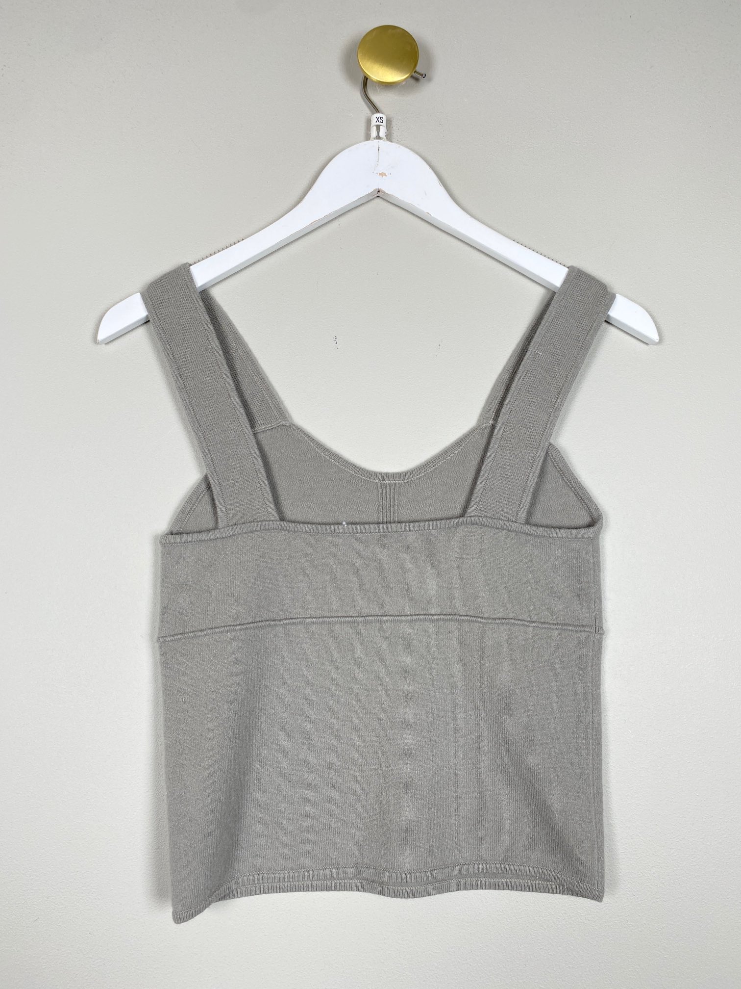 Lisa Yang str. XS/S <br/b> Cashmere grå top - Billede 3