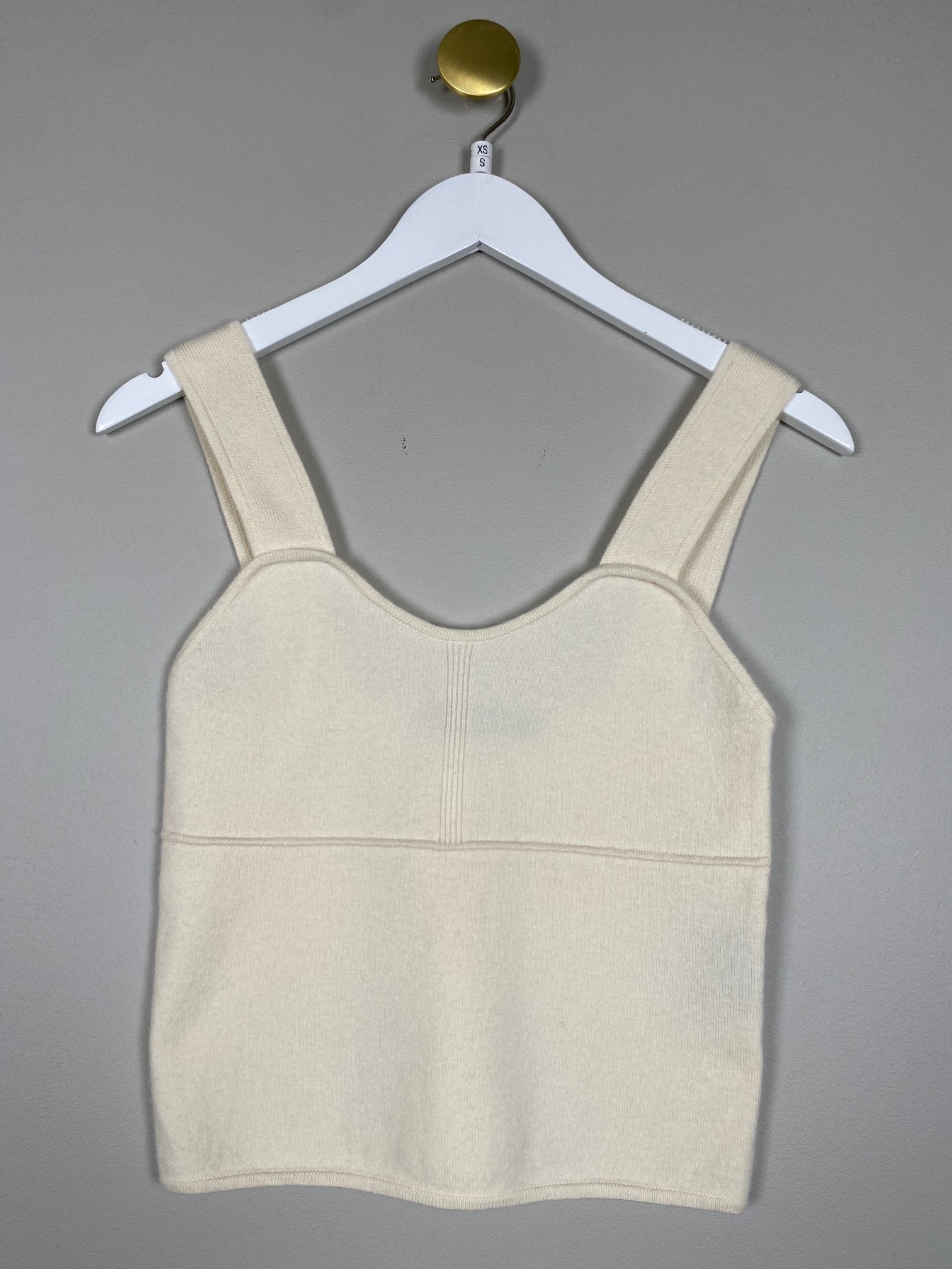 Lisa Yang str. XS/S <br/b> Cashmere lys top