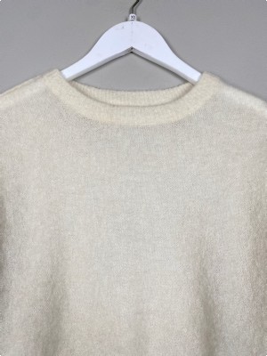 Malene Birger str. XS <br/b> lys uld sweater
