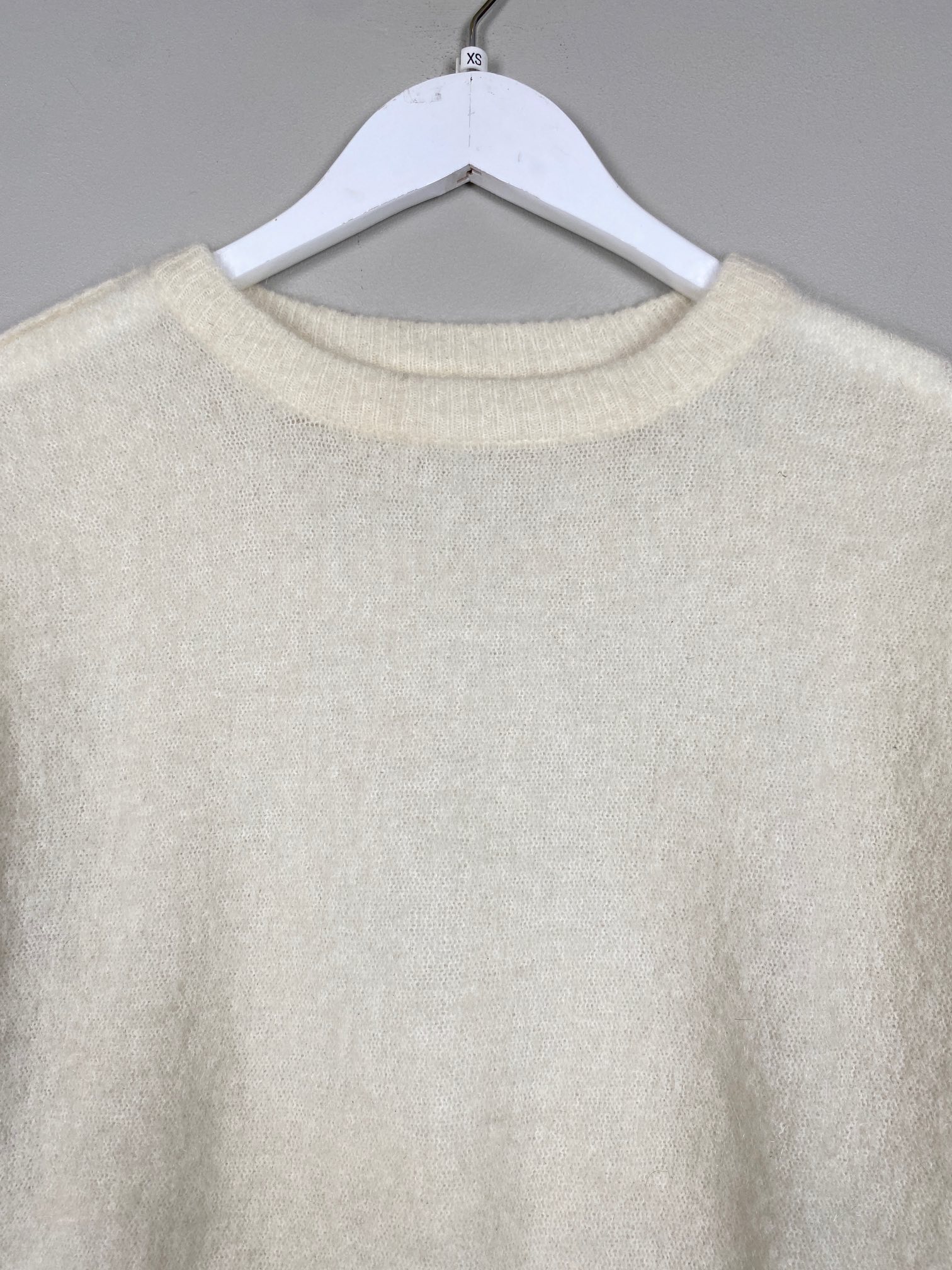 Malene Birger str. XS <br/b> lys uld sweater - Billede 2