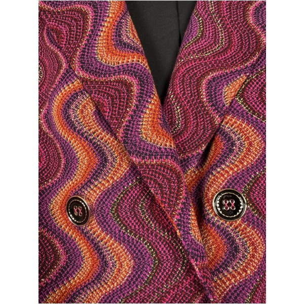 Pho Firenze str. M <br/b> mønstret blazer - Billede 4