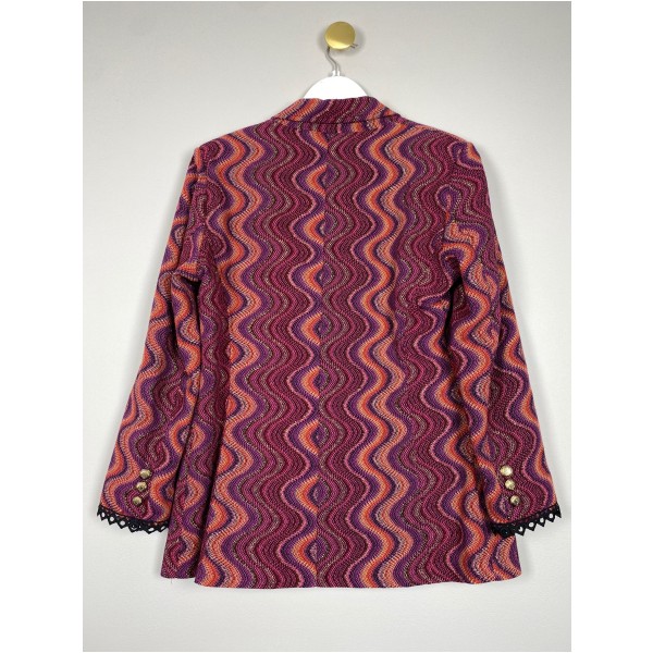 Pho Firenze str. M <br/b> mønstret blazer - Billede 3