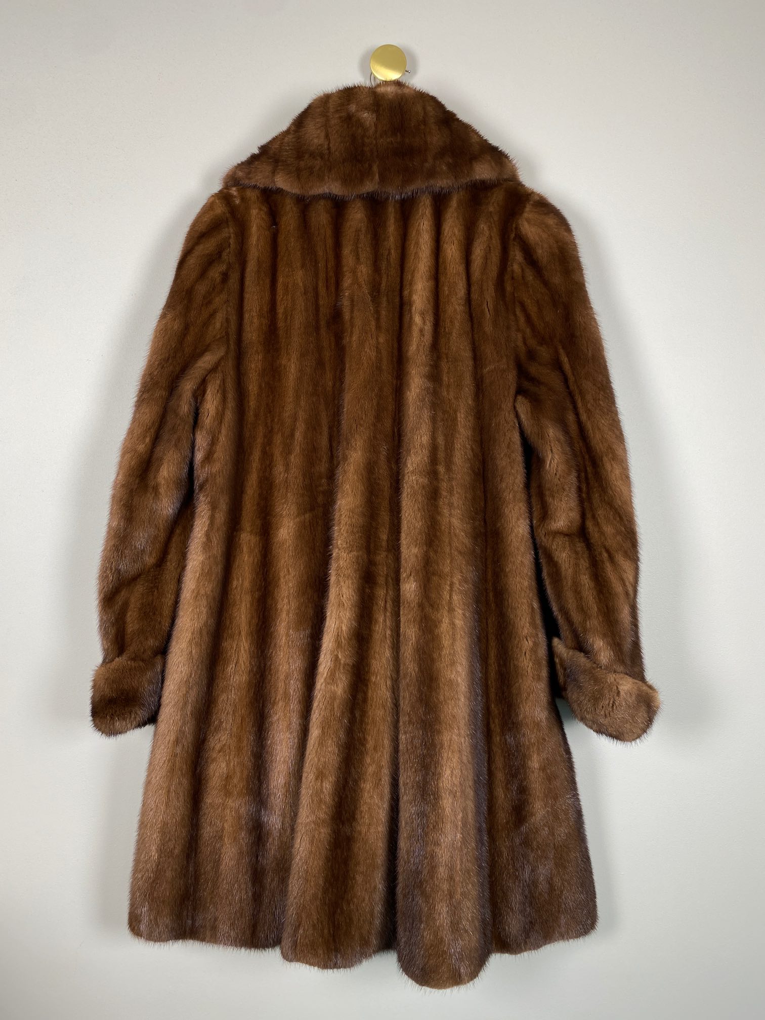 Saga Mink str. 40/42 <br/> med stor krave - Billede 3