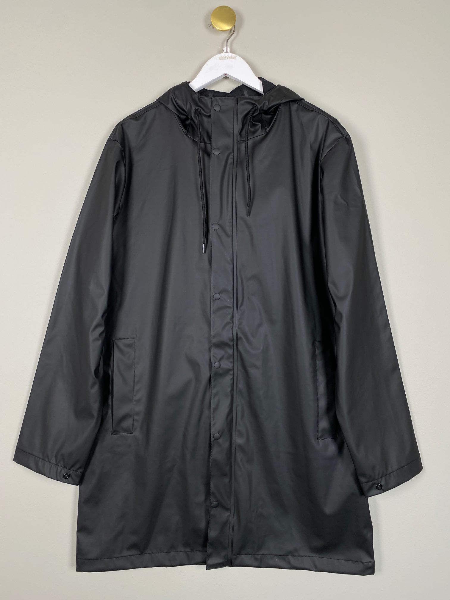 Selected str. M <br/b> sort regnjakke