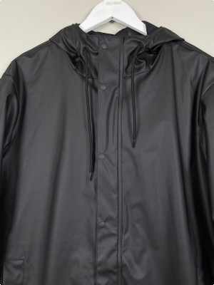 Selected str. M <br/b> sort regnjakke