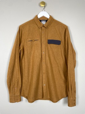 Helly Hansen <br/b> brun skjorte i uldblandning