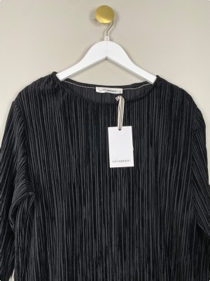 Co couture str. XL <br/b> sort kjole i fløjl