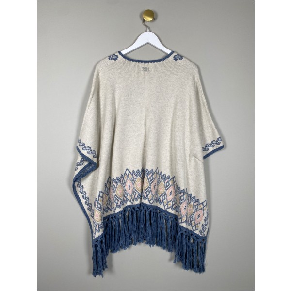 Odd Molly ONESIZE <br/b> lys mønstret poncho - Billede 3