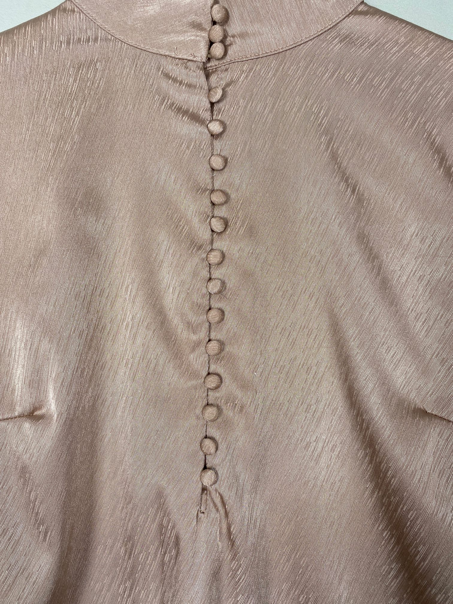 Co couture str. XS <br/b> rosaguld skjorte med fin knapdetalje - Billede 2