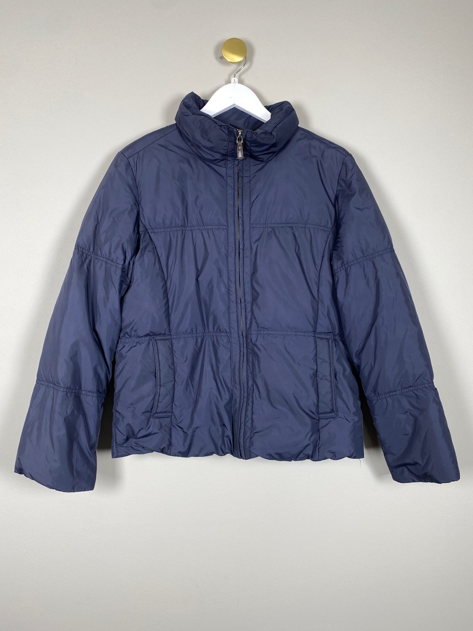 Tommy Hilfiger str. L <br/b> puffer jakke i mørkeblå