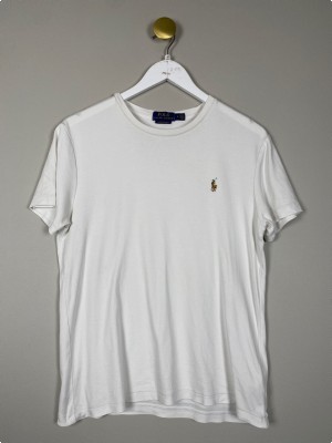 Ralph Lauren hvid t-shirt str. M