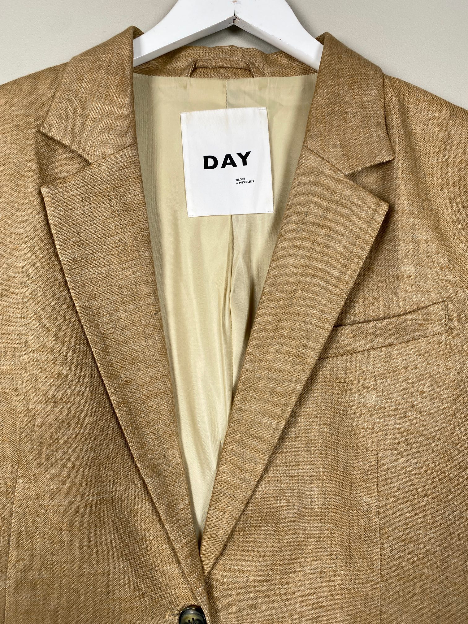 Day blazer I beige str. 44 - Billede 2