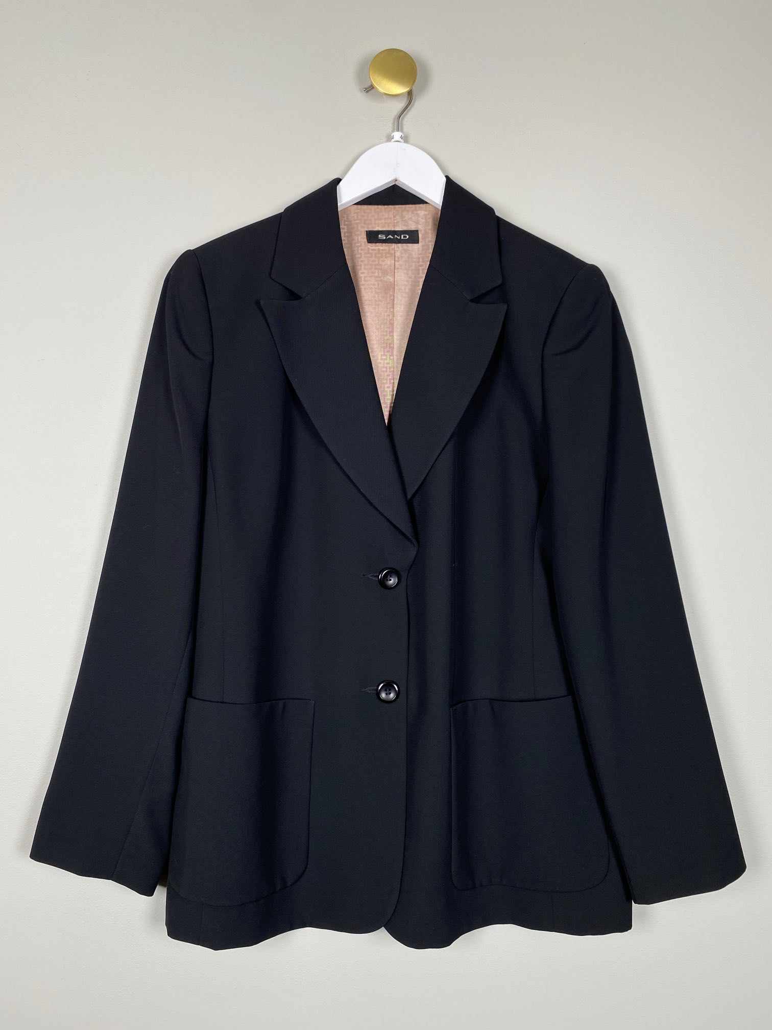 Sand sort blazer str. 44