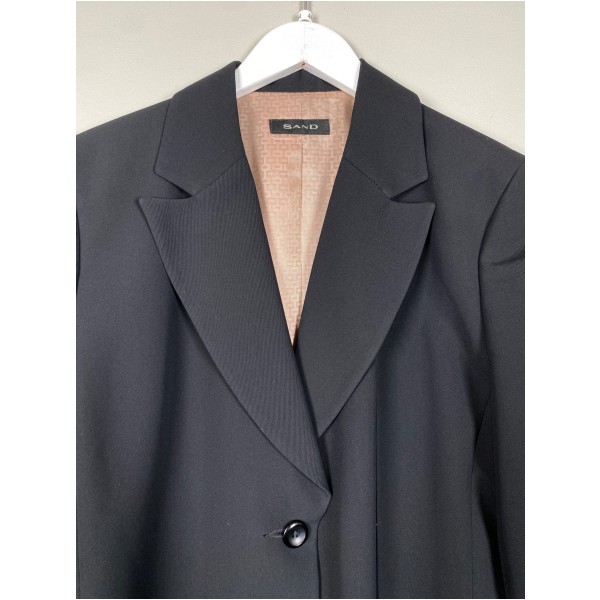 Sand sort blazer str. 44 - Billede 2