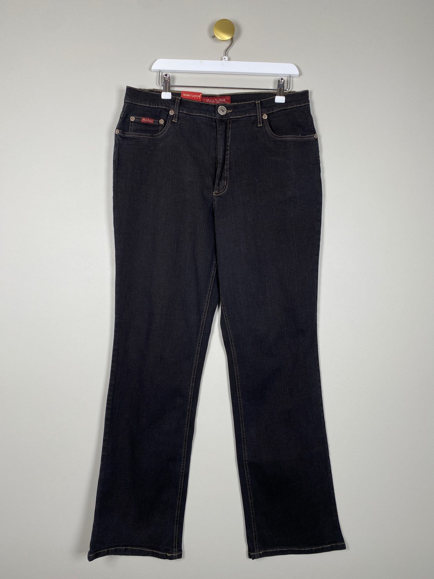 Marc Lauge str. 44 <br/> sort jeans