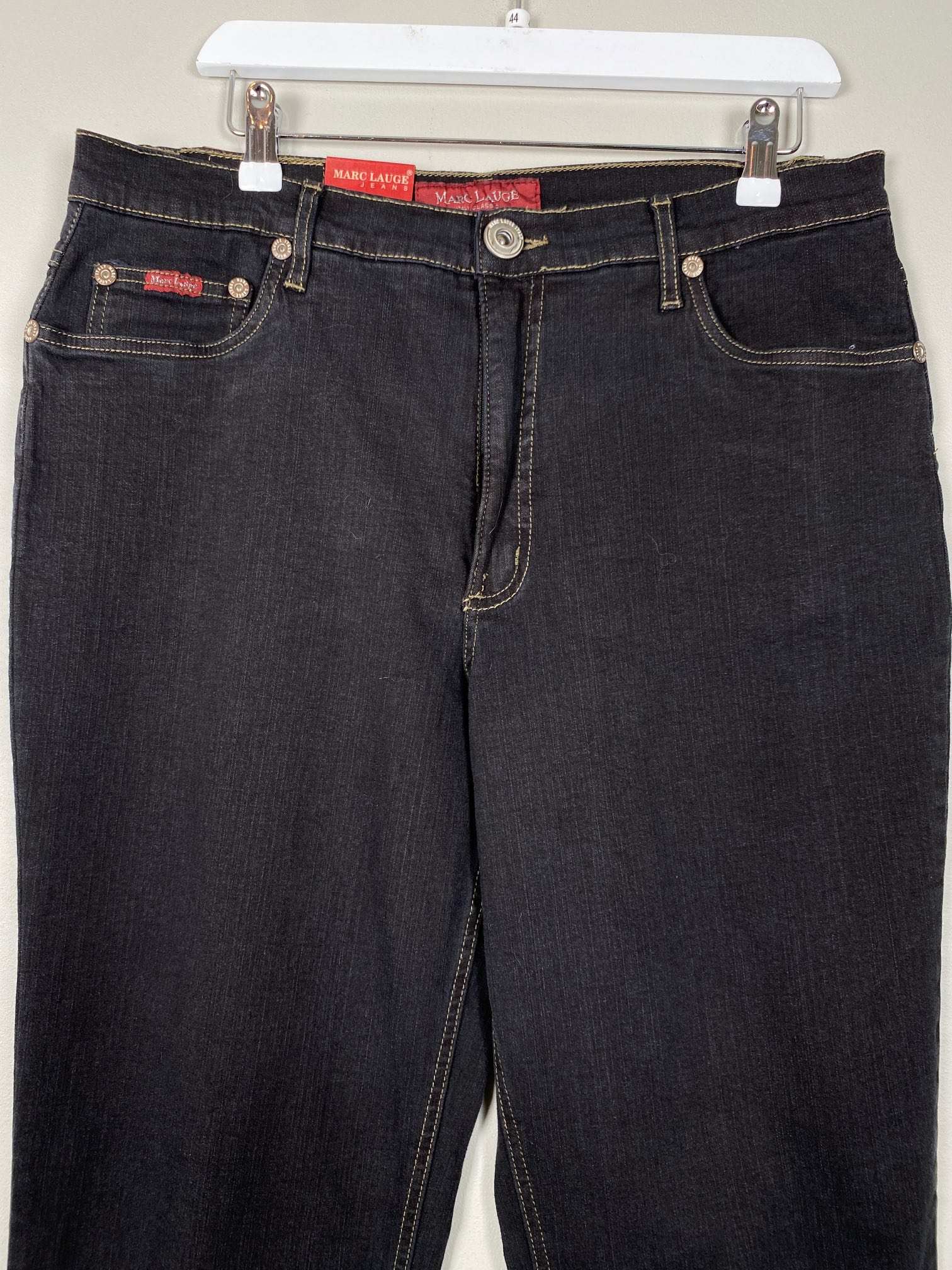 Marc Lauge str. 44 <br/> sort jeans - Billede 2