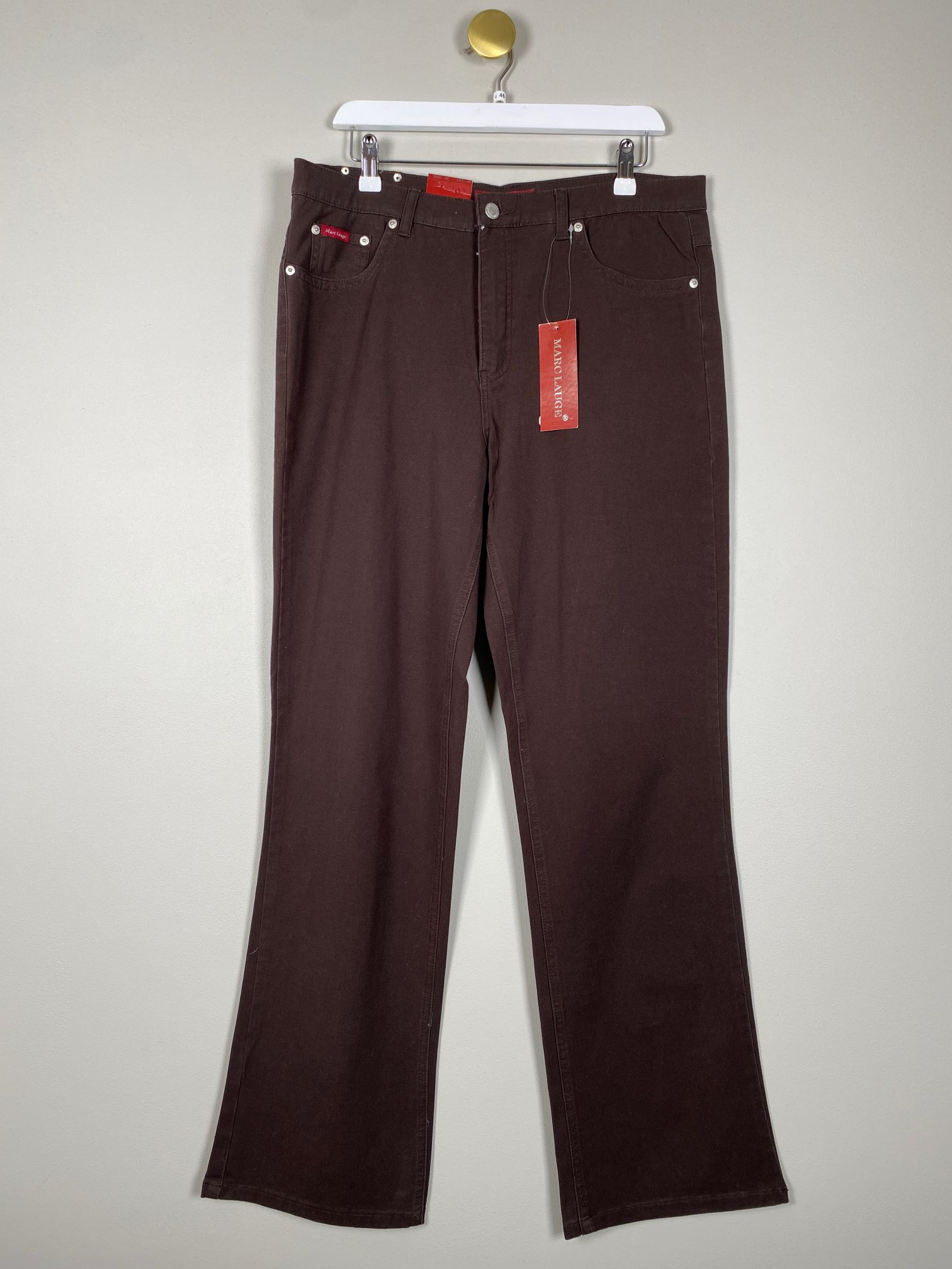 Marc Lauge str. 46 <br/> Brun lærredsbuks