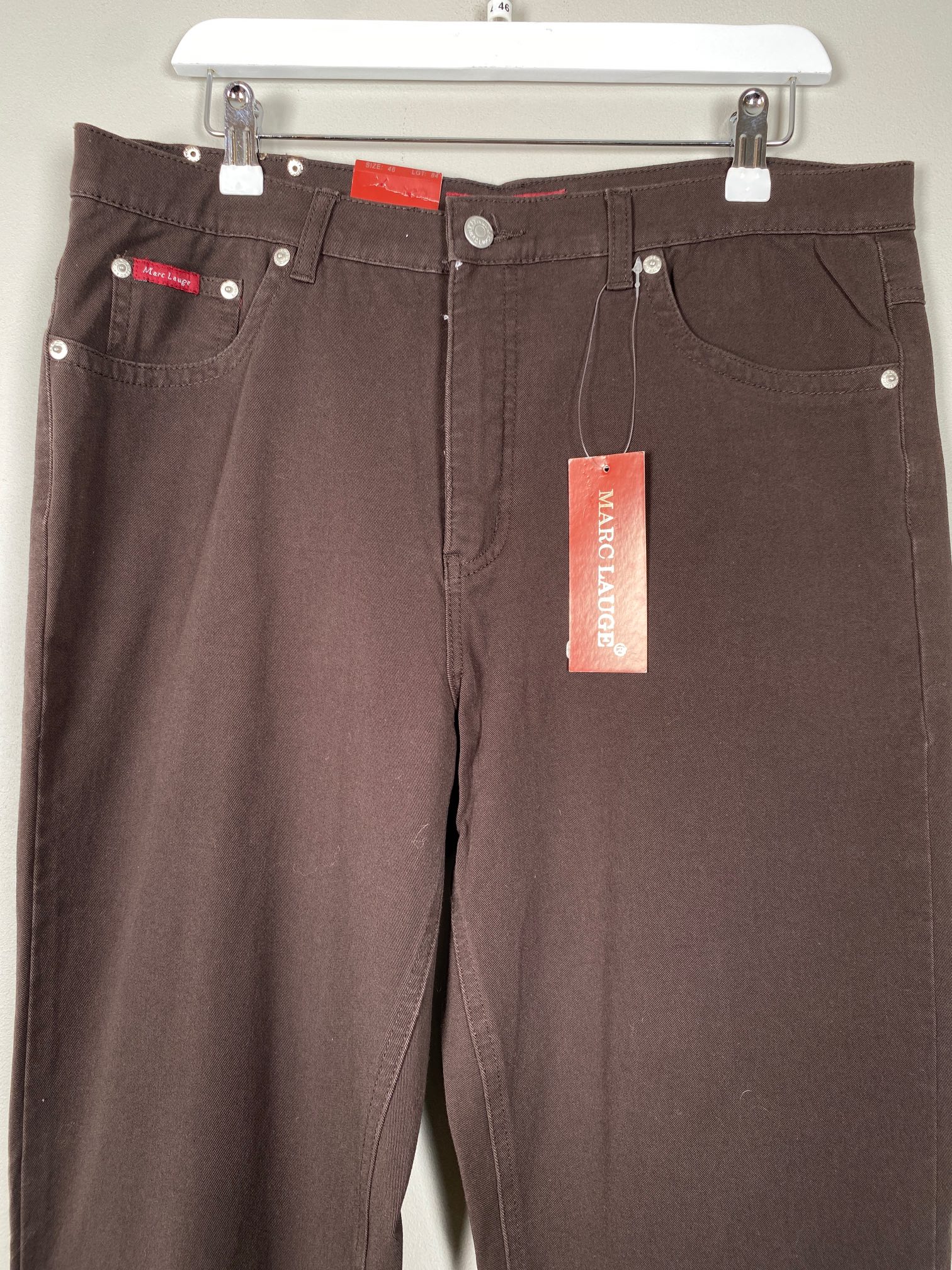 Marc Lauge str. 46 <br/> Brun lærredsbuks - Billede 2
