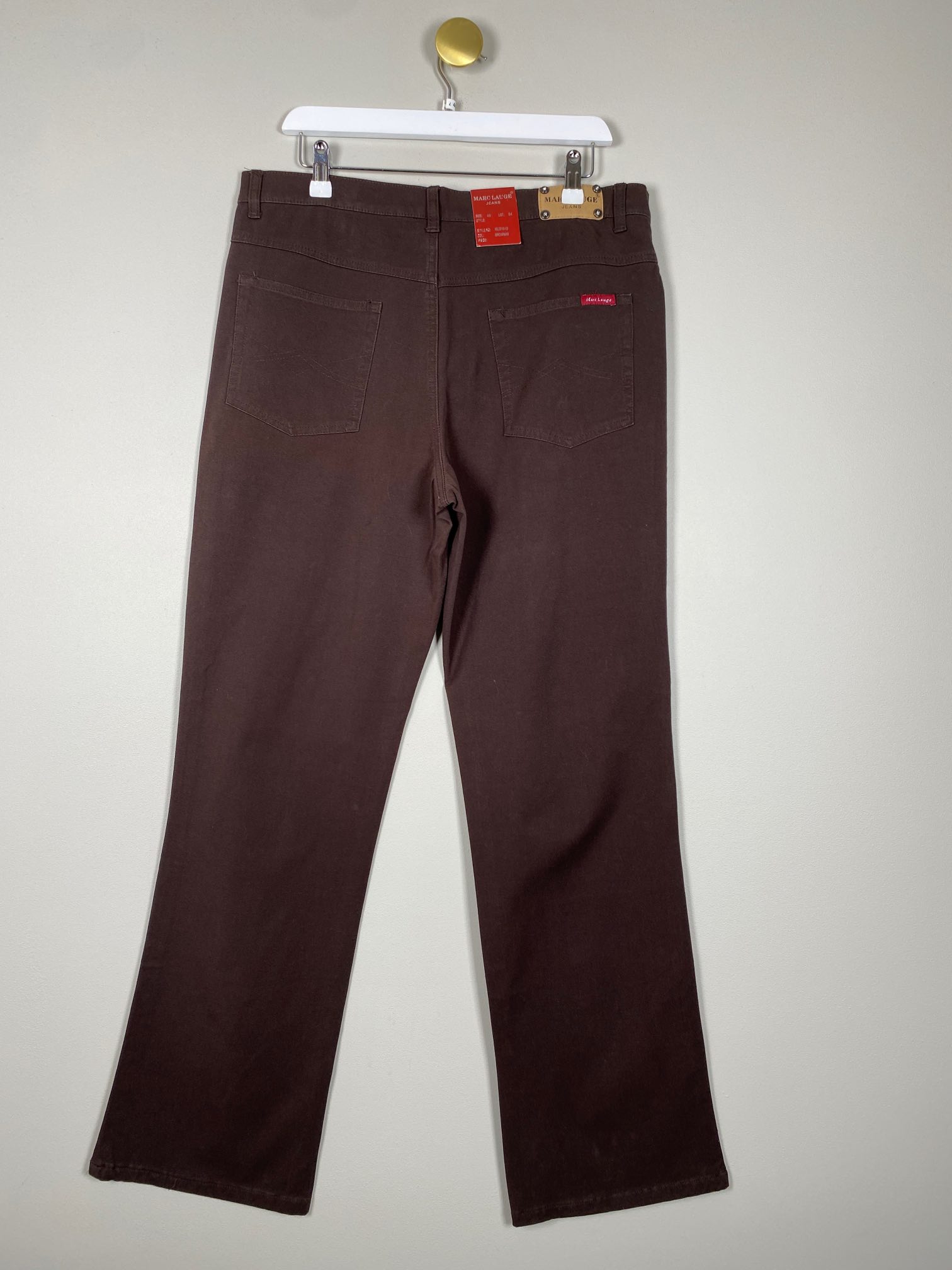 Marc Lauge str. 46 <br/> Brun lærredsbuks - Billede 3