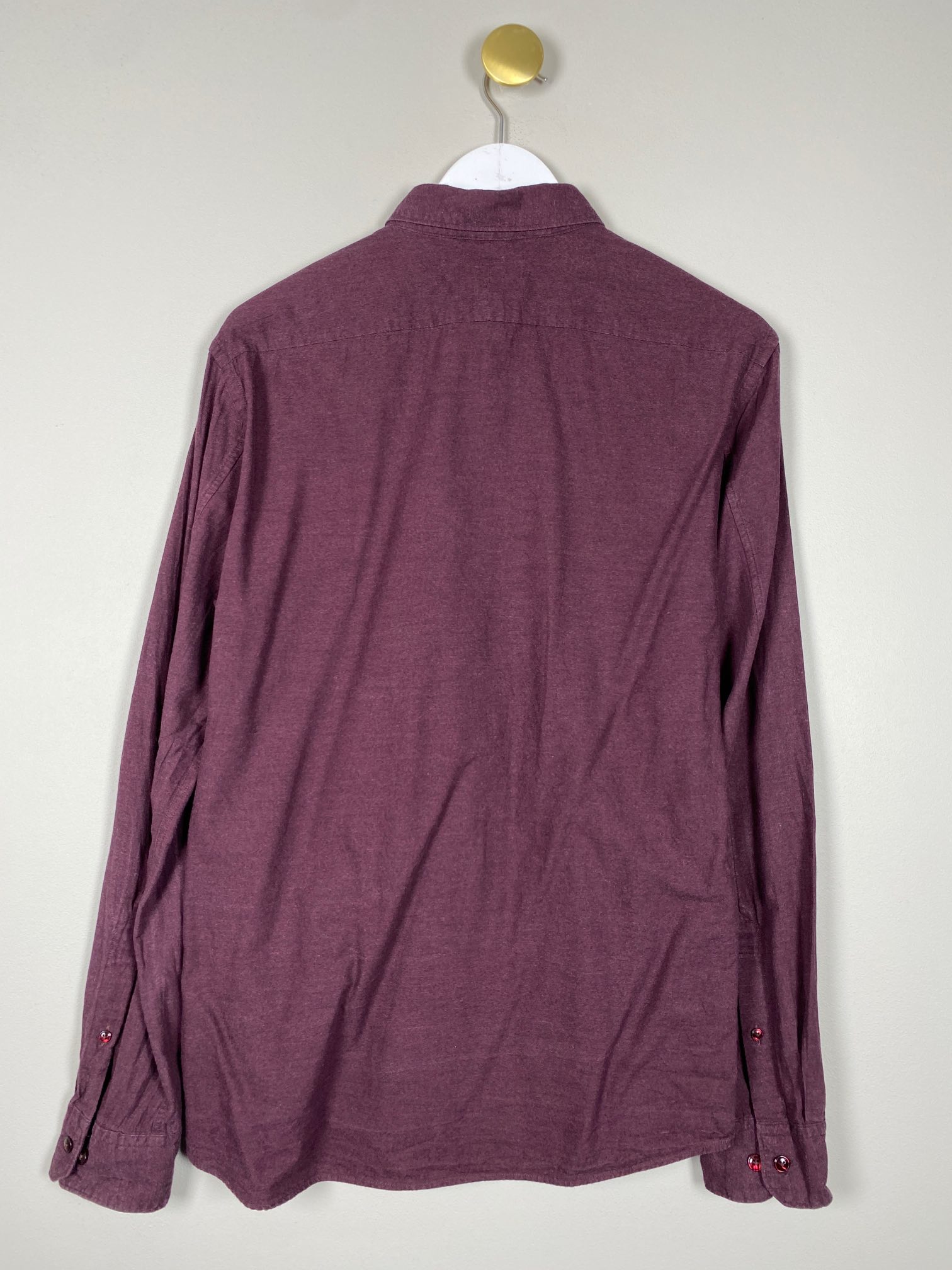 Junk de Luxe str. M <br/> bordeaux/lilla skjorte - Billede 3