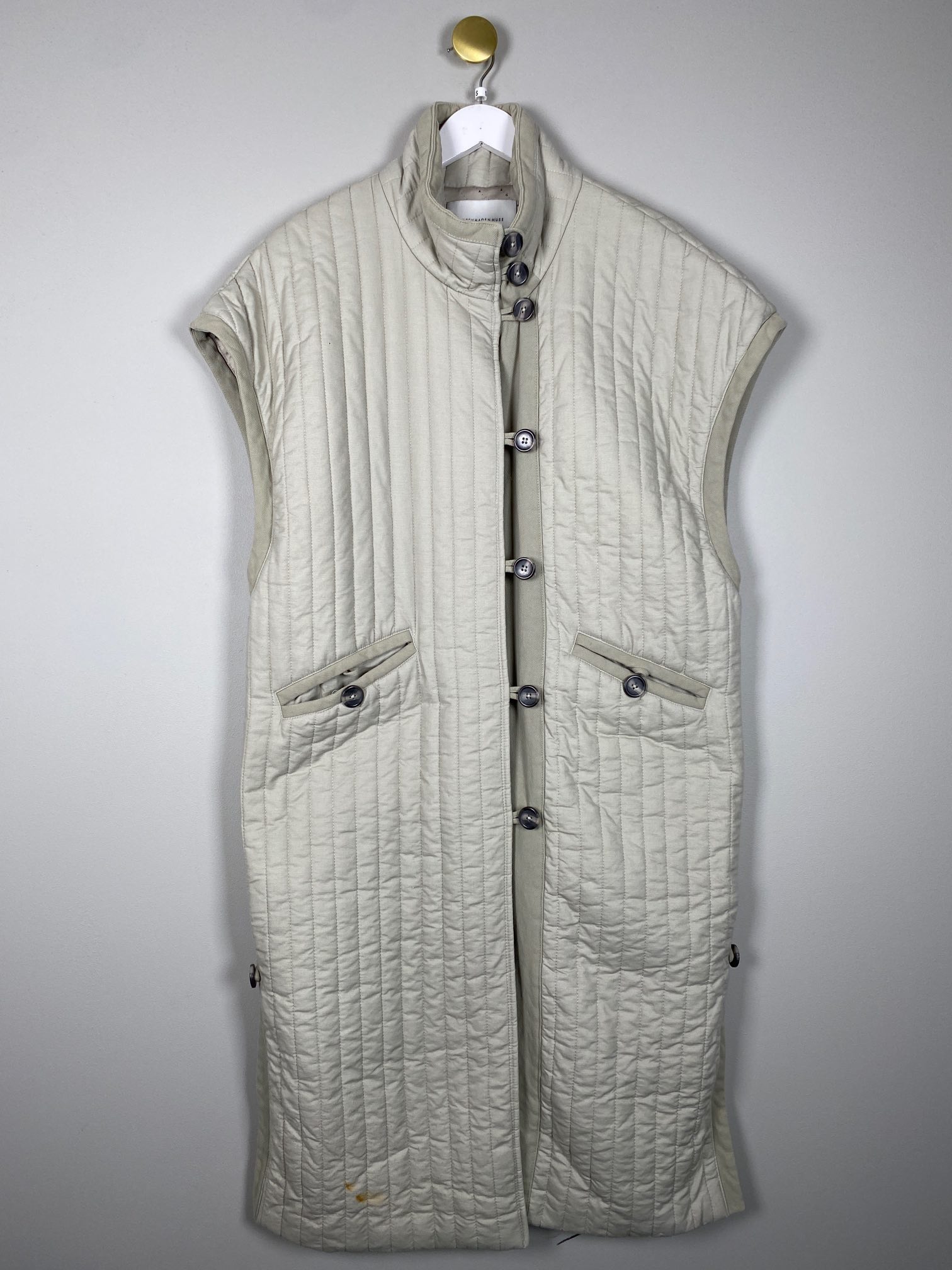 Copenhagen Muse str. S <br/> lang vest, lys grøn