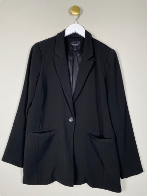 Selected Femme str. 36 <br/> sort blazer med lommer