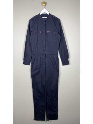 Gestuz str. 40 <br/> mørkeblå buksedragt