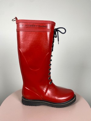 Ilse Jacobsen str. 37 <br/> røde gummistøvler