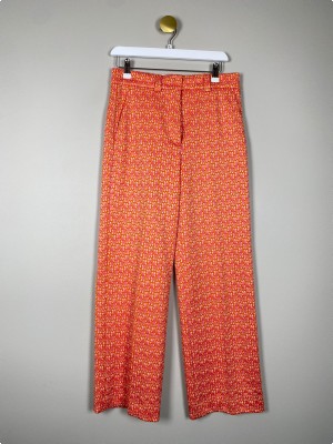 Seventy str. 40 <br/> blomstret bukser