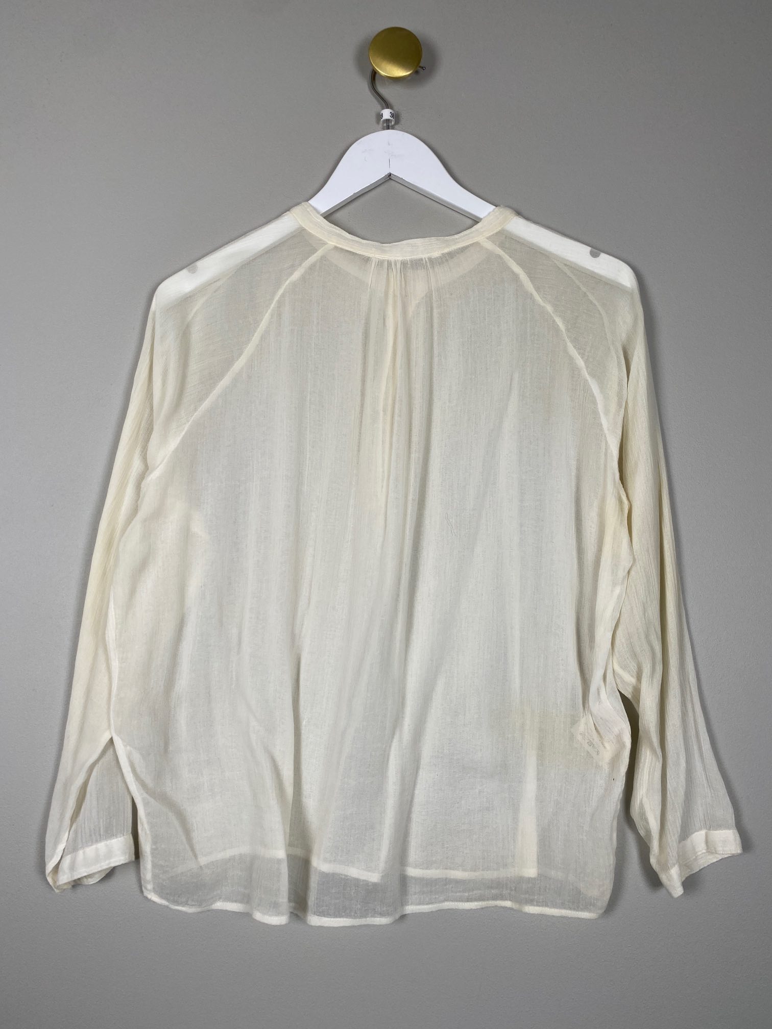 Pomandere str. 38 <br/> lys og let bluse - Billede 3