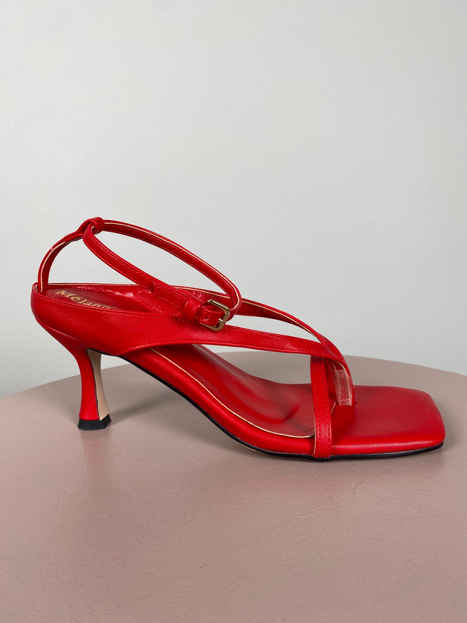 Melange de Luxe str. 38 <br/b> røde sandaler
